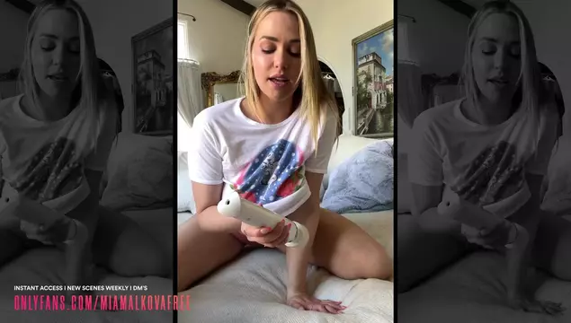 A sexy sister took her masturbation and sent the video to her brother.