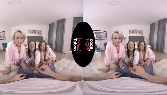 Bride group sex on the eve of the wedding - VR porn